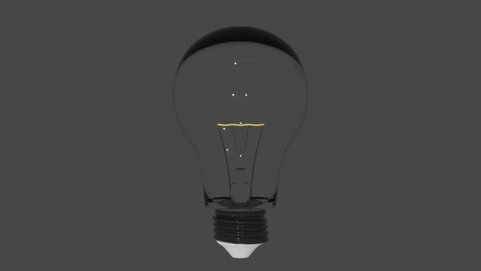 Lightbulb Highend rendered with Blender Cycles 3D model_0