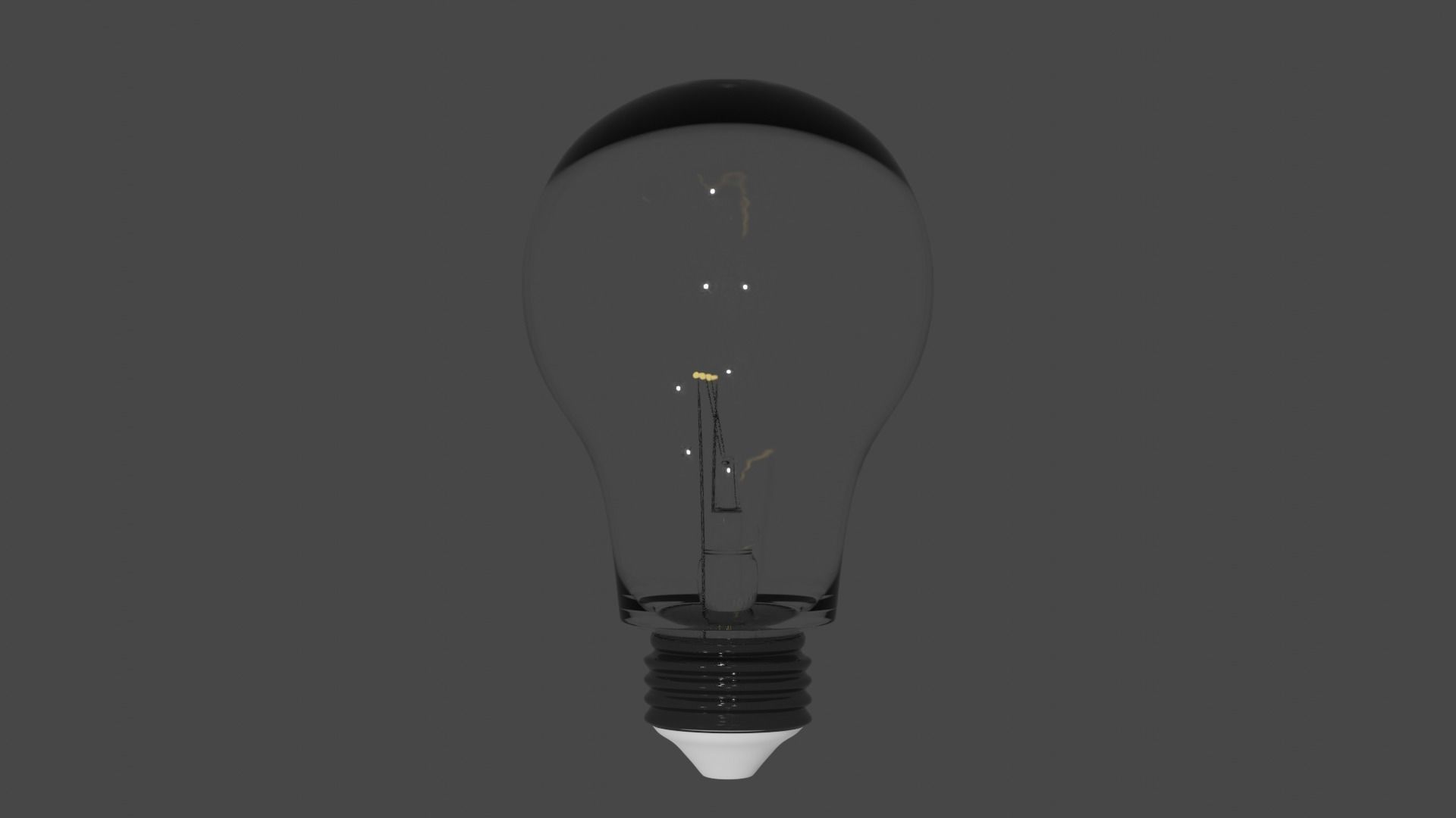 Lightbulb Highend rendered with Blender Cycles 3D model_8