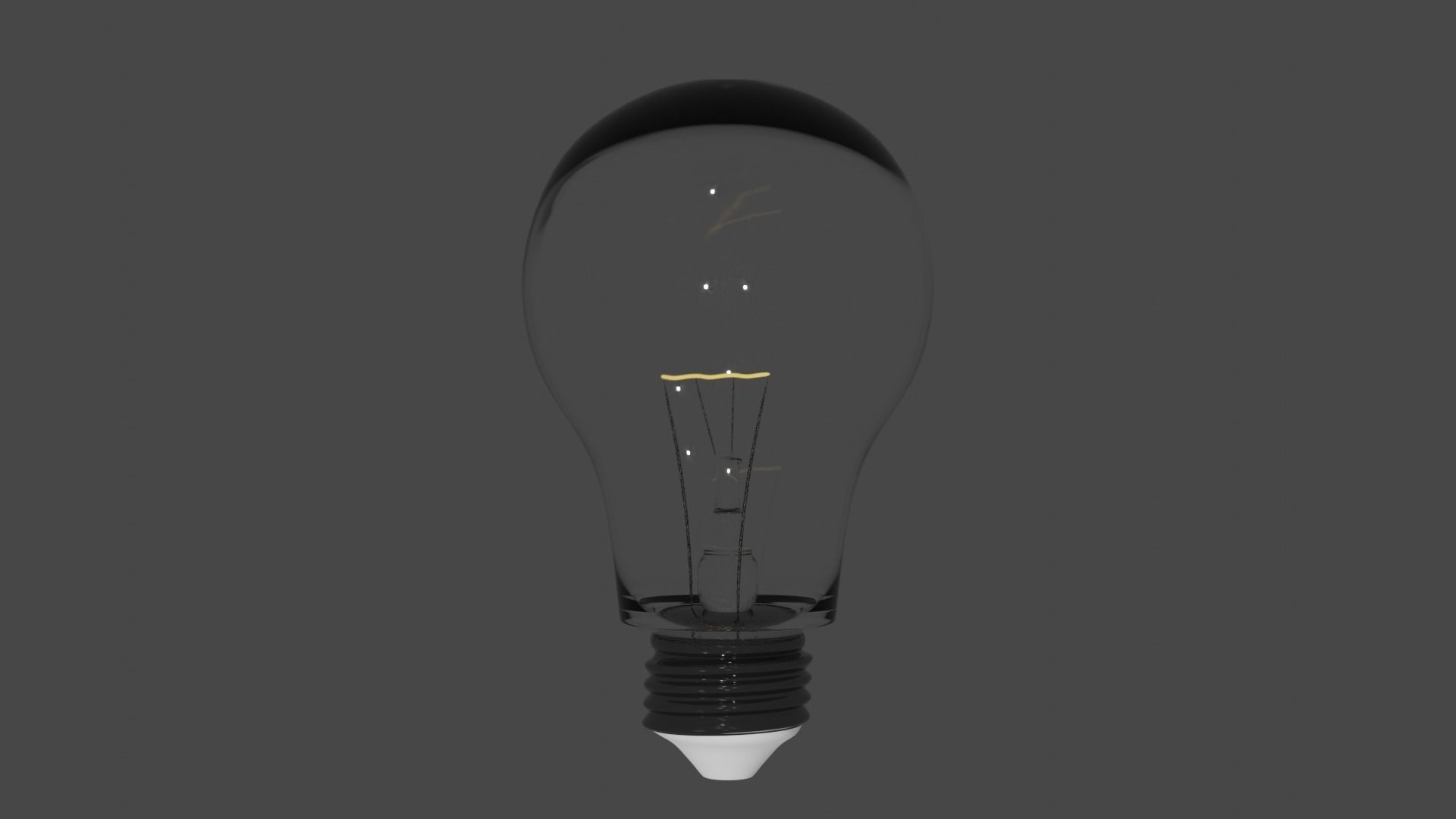 Lightbulb Highend rendered with Blender Cycles 3D model_6