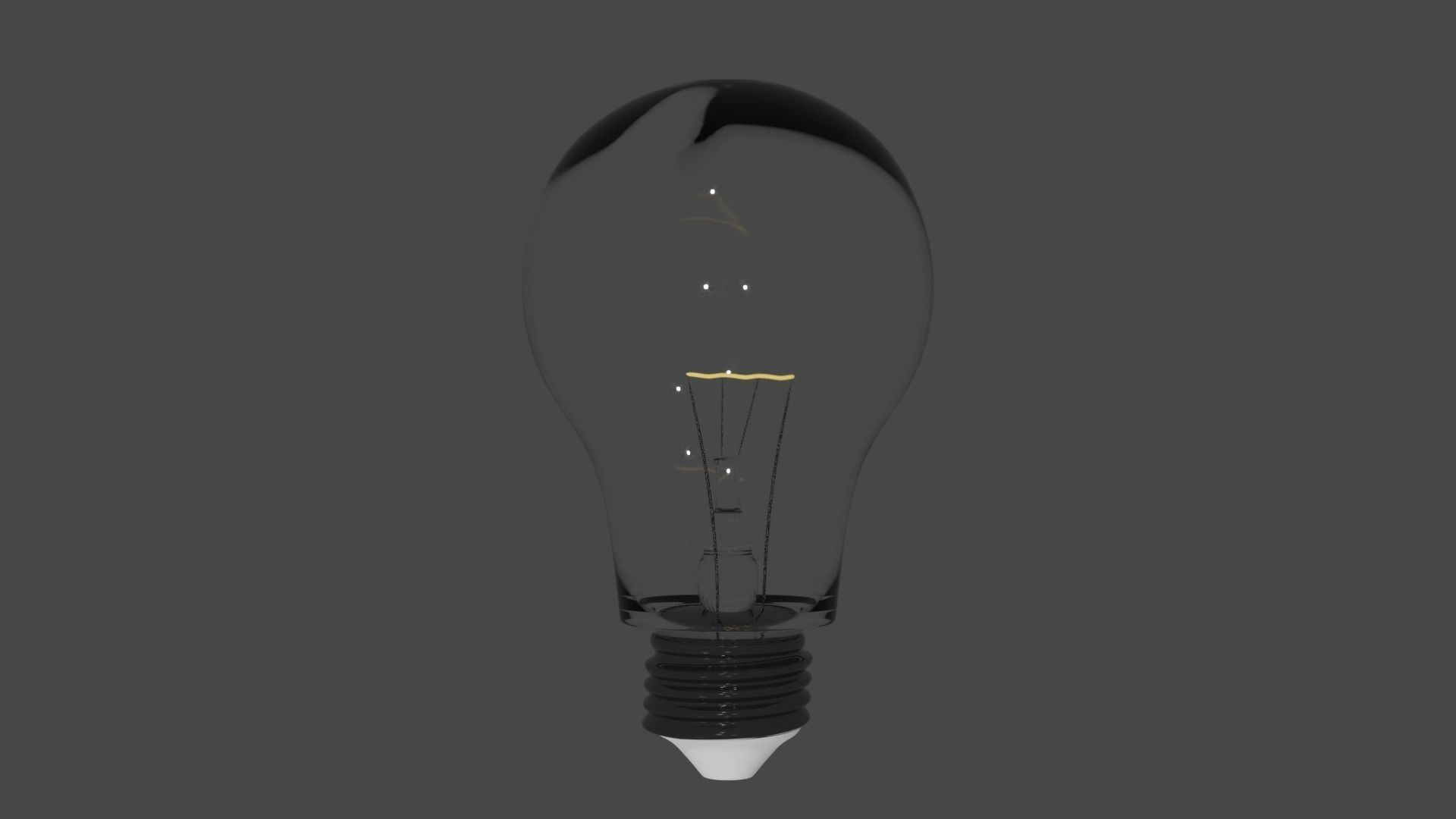 Lightbulb Highend rendered with Blender Cycles 3D model_2