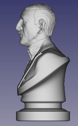 Magician CARDINI bust 3D print model_7