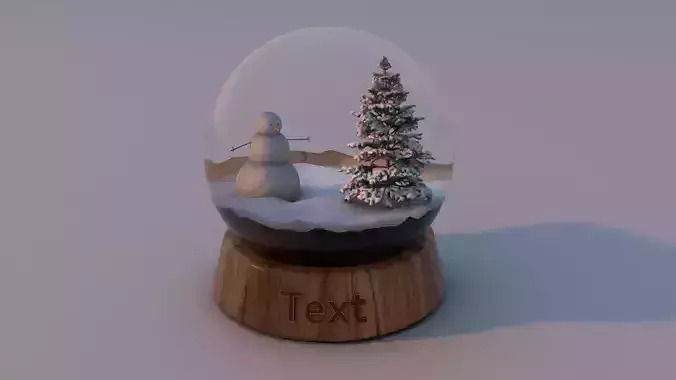 christmas snow ball