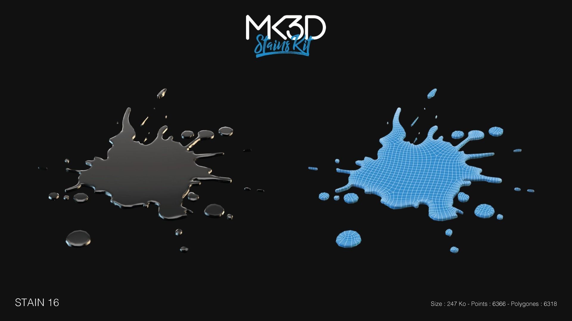 Stains Kit 3D Model Collection_23