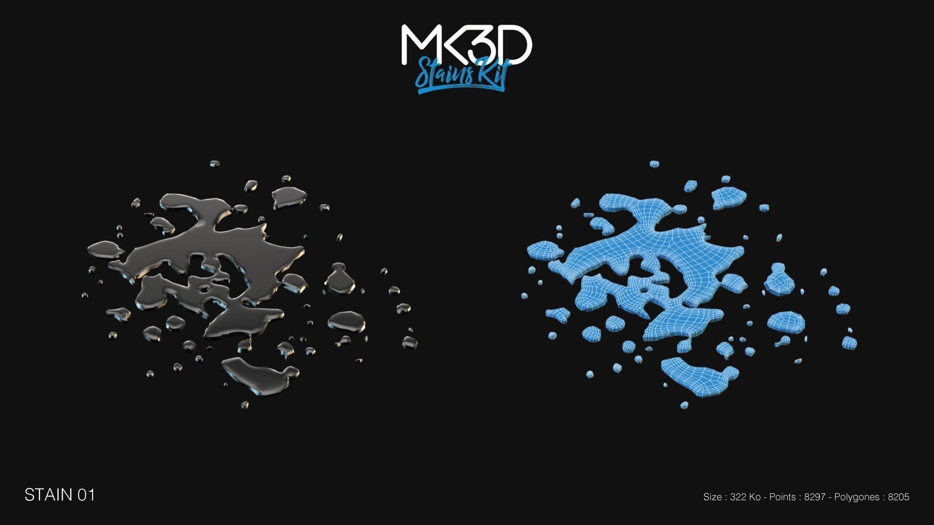 Stains Kit 3D Model Collection_12