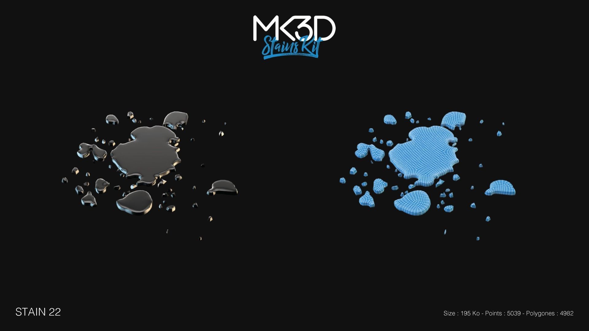 Stains Kit 3D Model Collection_16