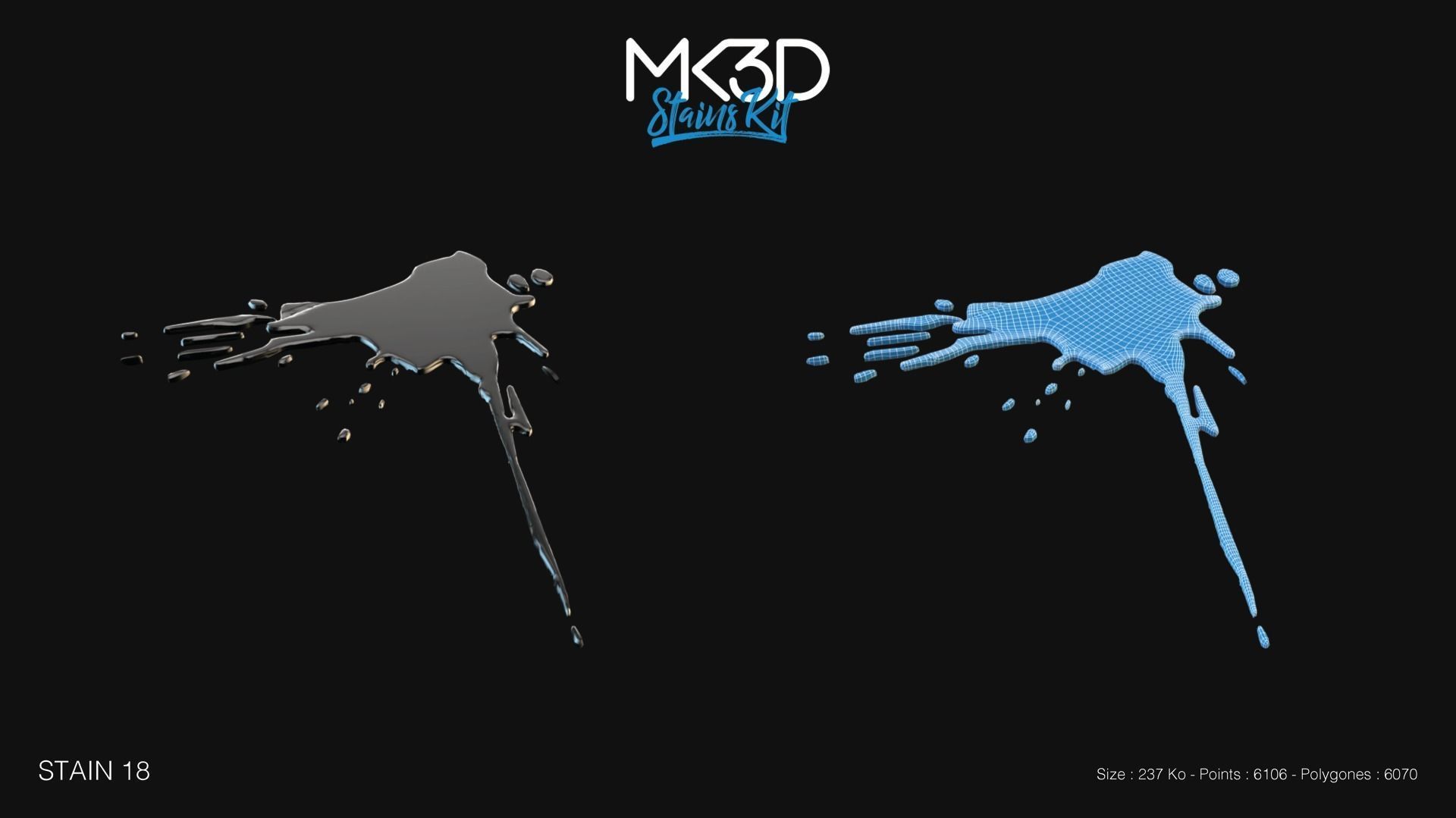 Stains Kit 3D Model Collection_3