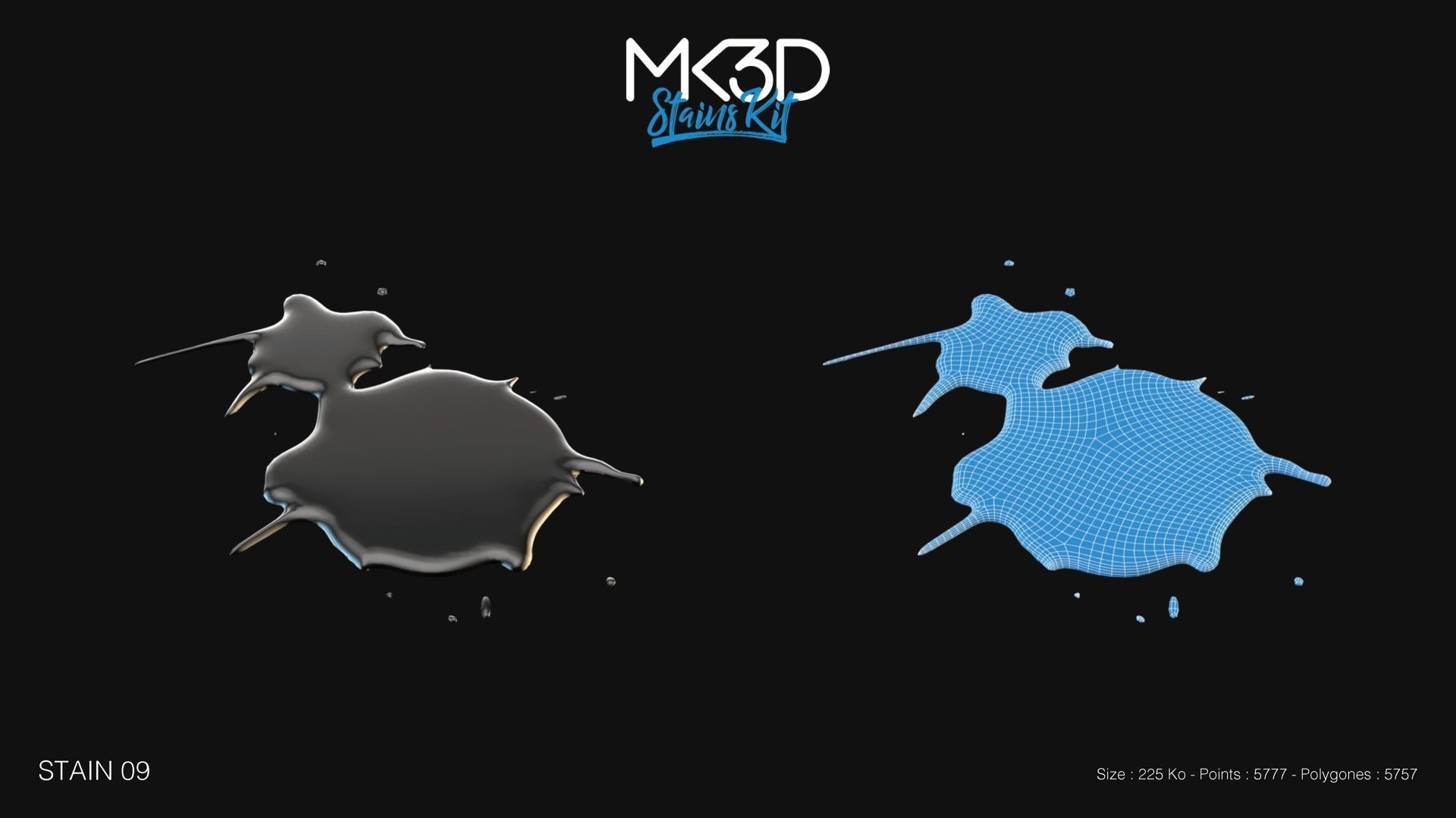 Stains Kit 3D Model Collection_13