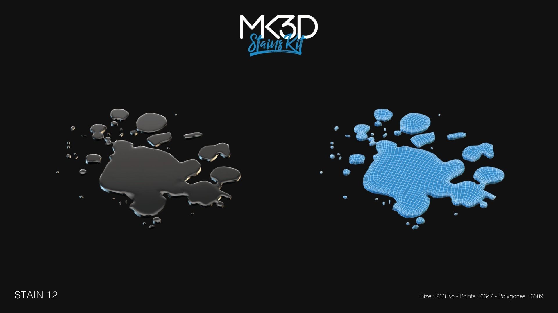 Stains Kit 3D Model Collection_17