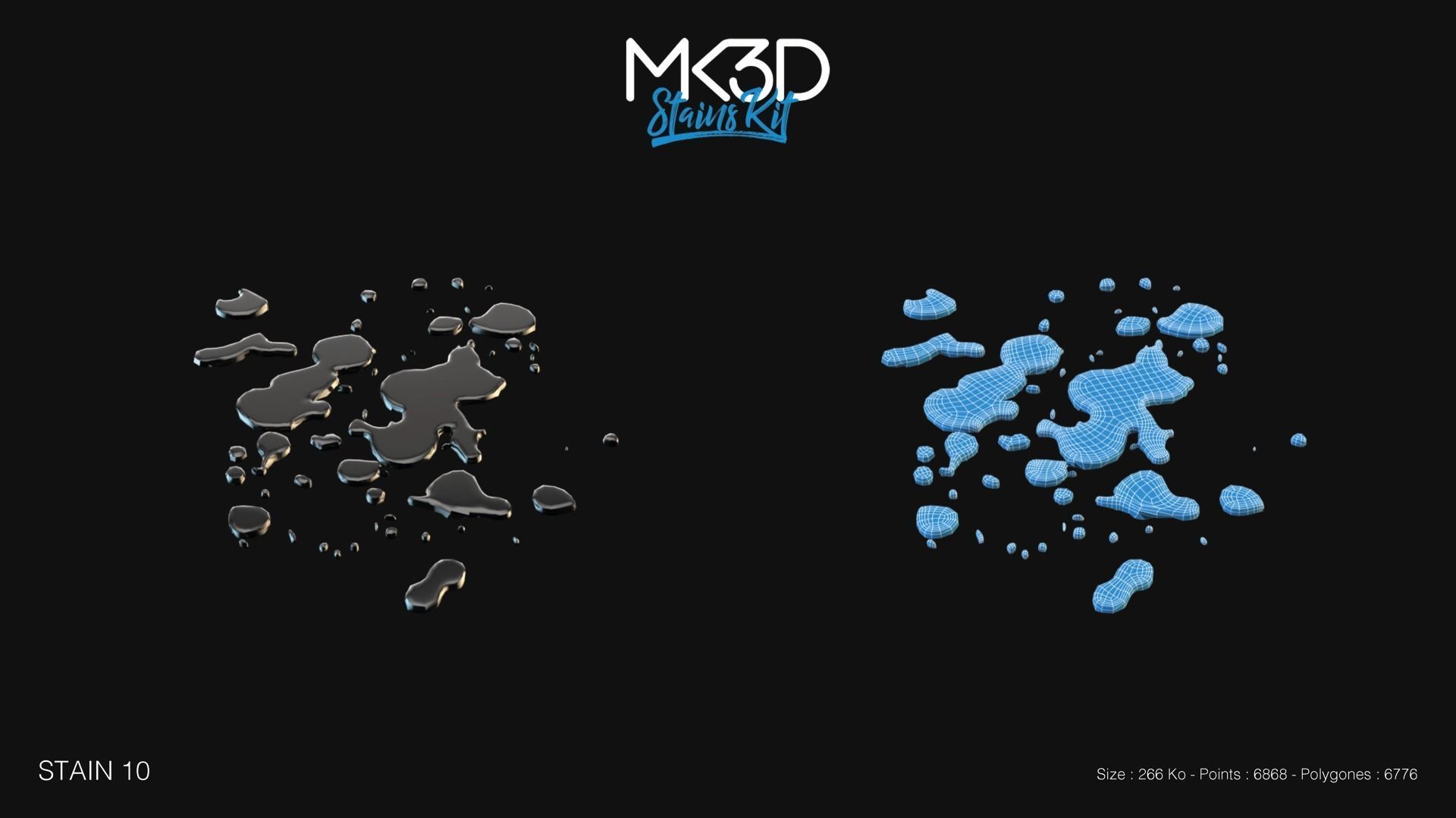 Stains Kit 3D Model Collection_19