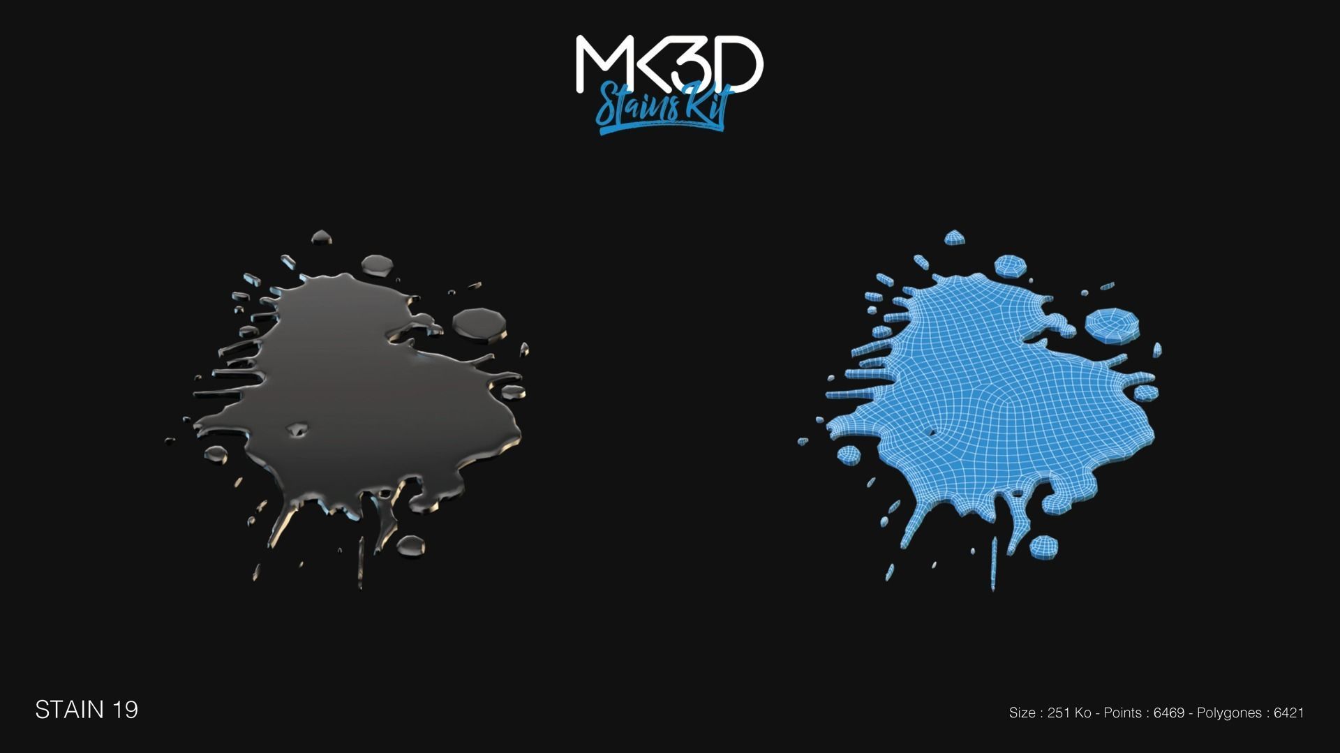 Stains Kit 3D Model Collection_14