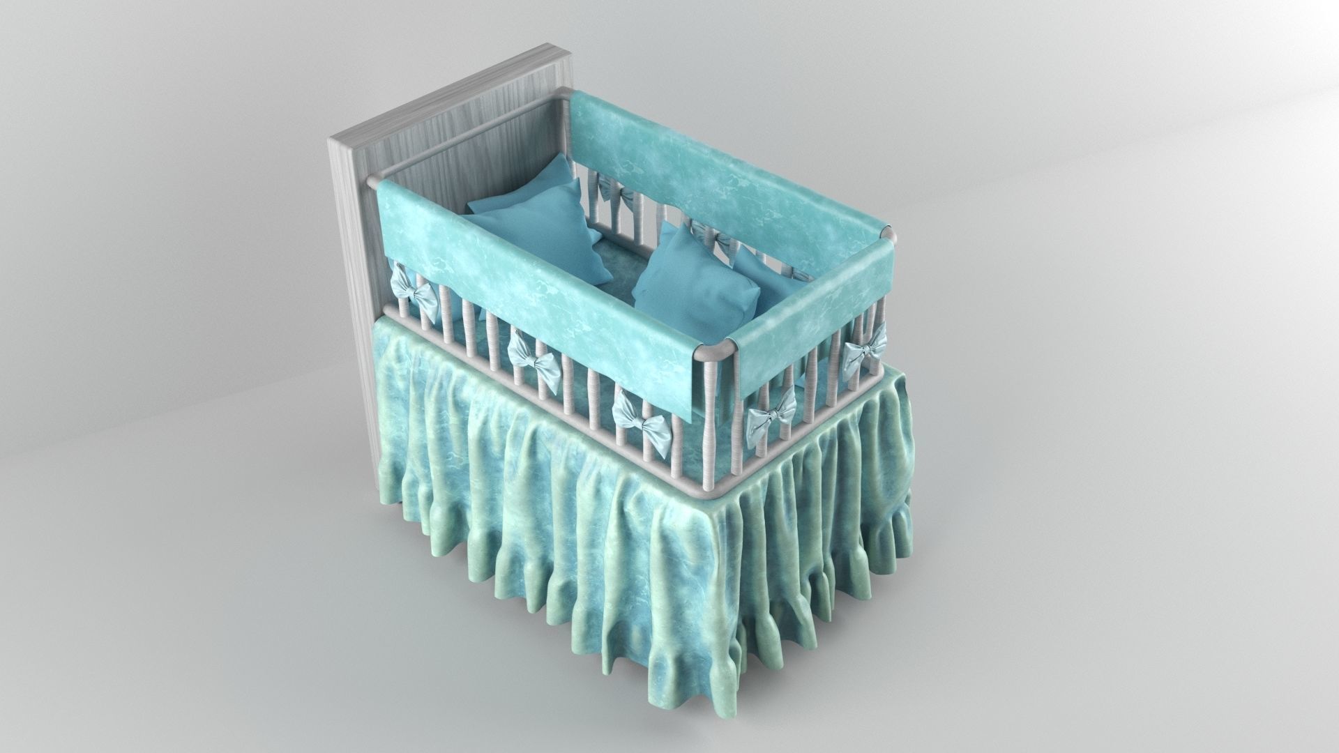 Baby Badding 3D model_5