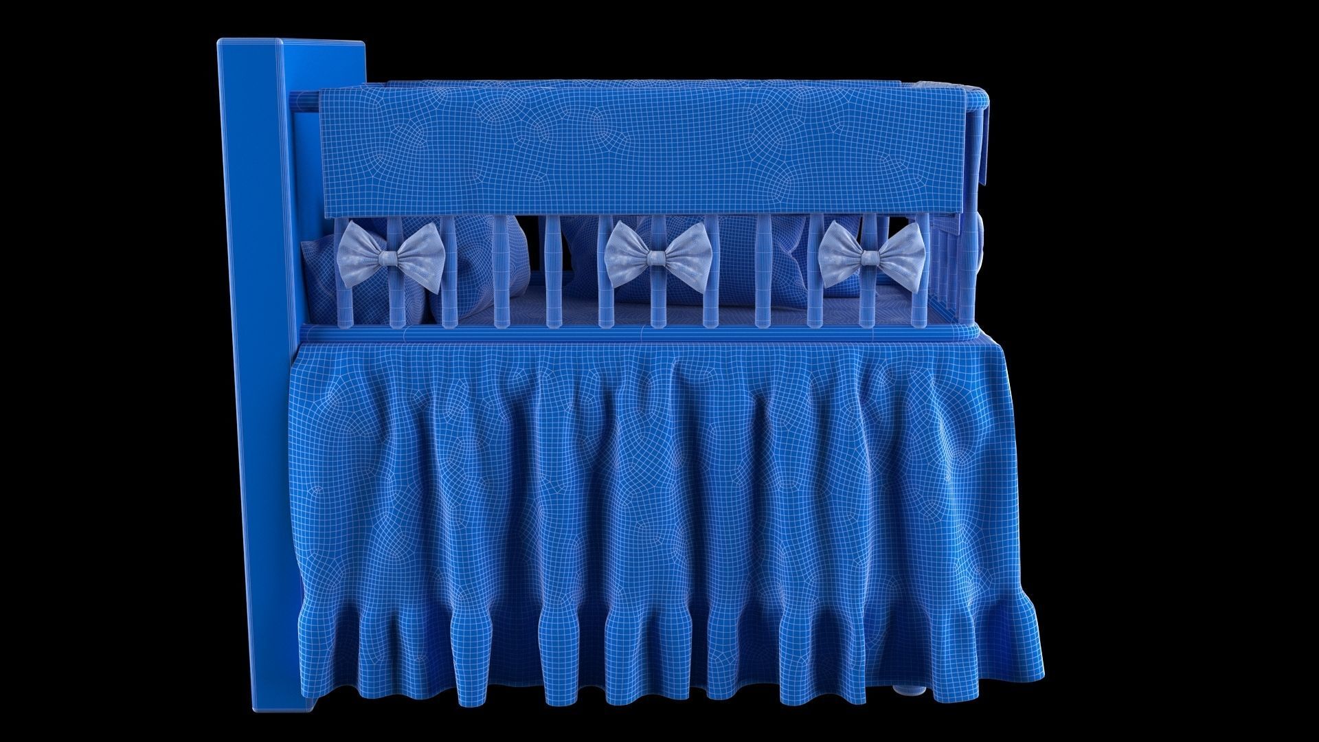 Baby Badding 3D model_9