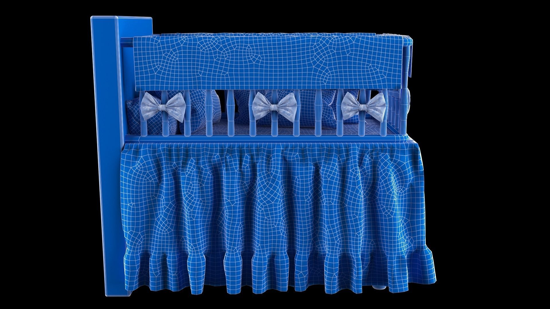 Baby Badding 3D model_8