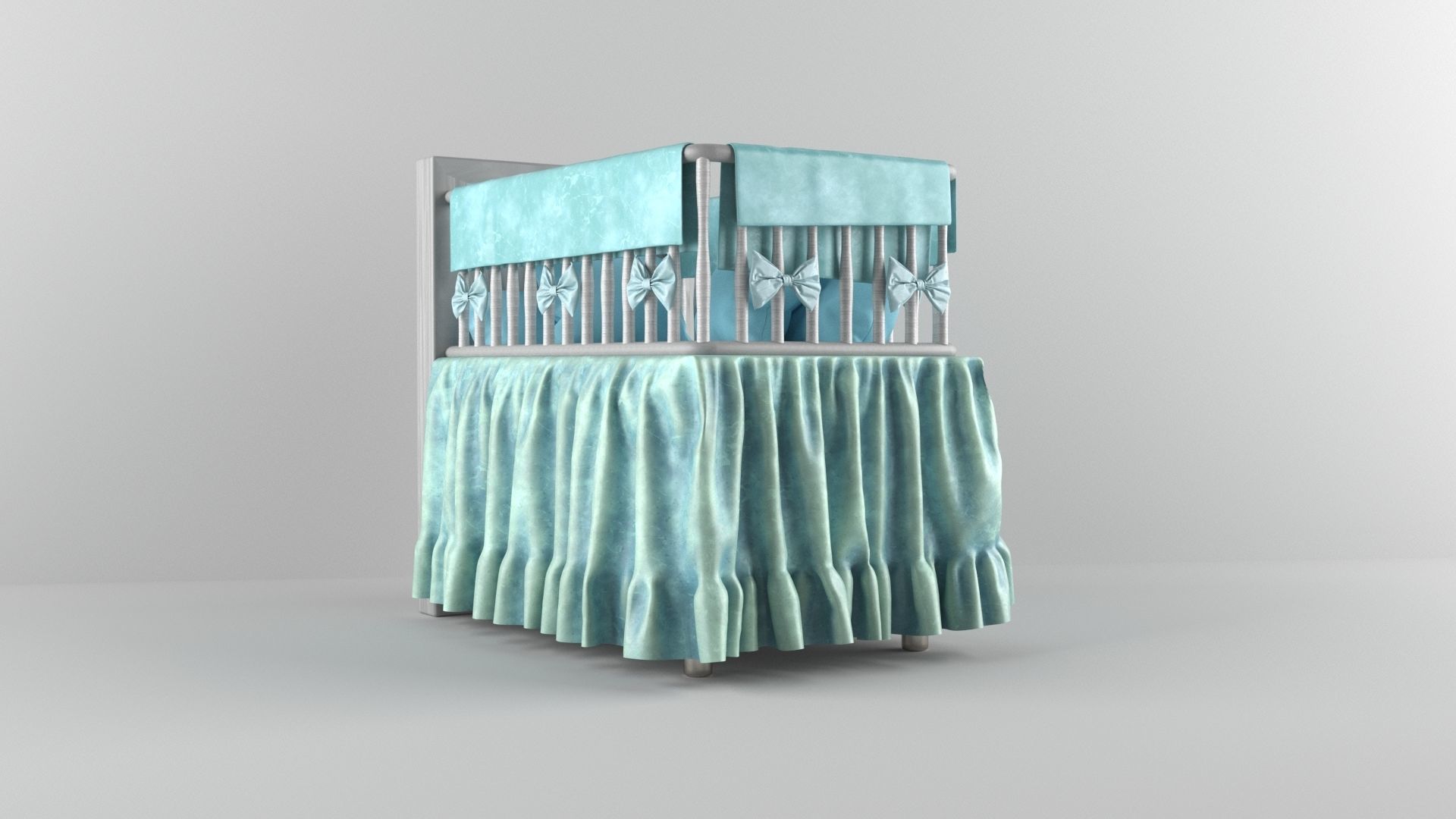 Baby Badding 3D model_1