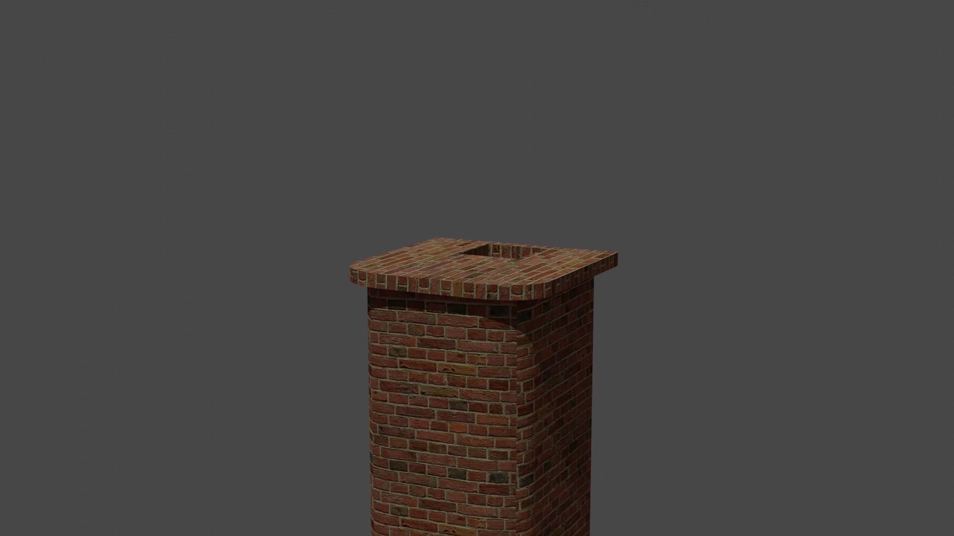 Georgian Fireplace 3D model_8
