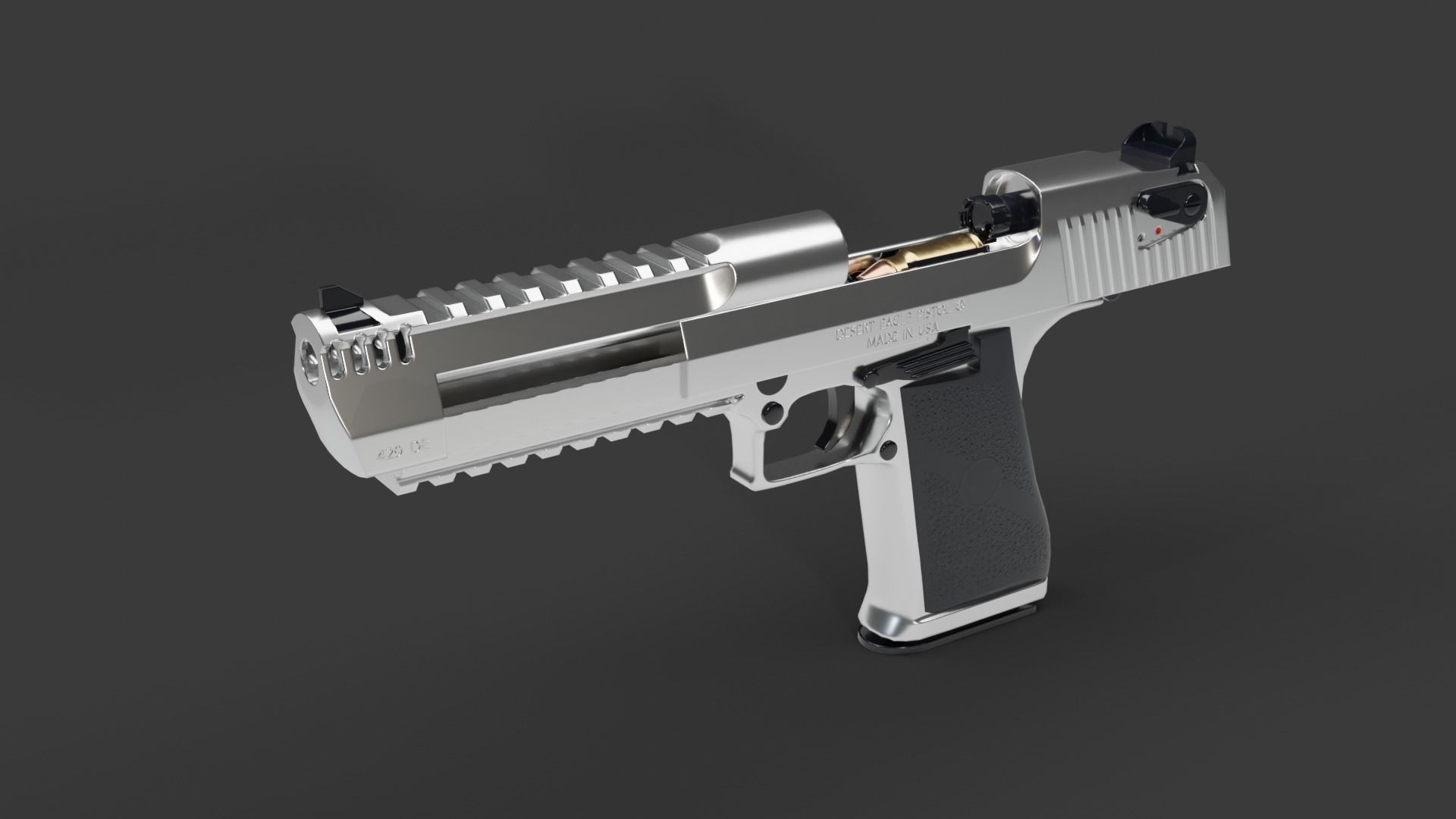 Desert Eagle 429 Low-poly 3D model_4
