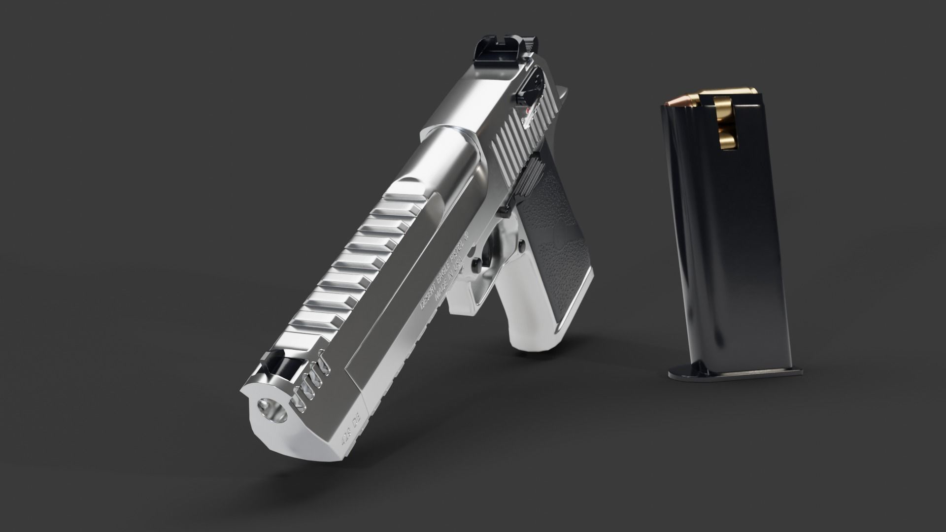 Desert Eagle 429 Low-poly 3D model_5