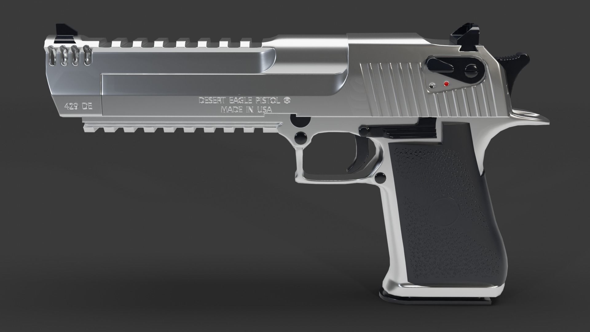 Desert Eagle 429 Low-poly 3D model_1