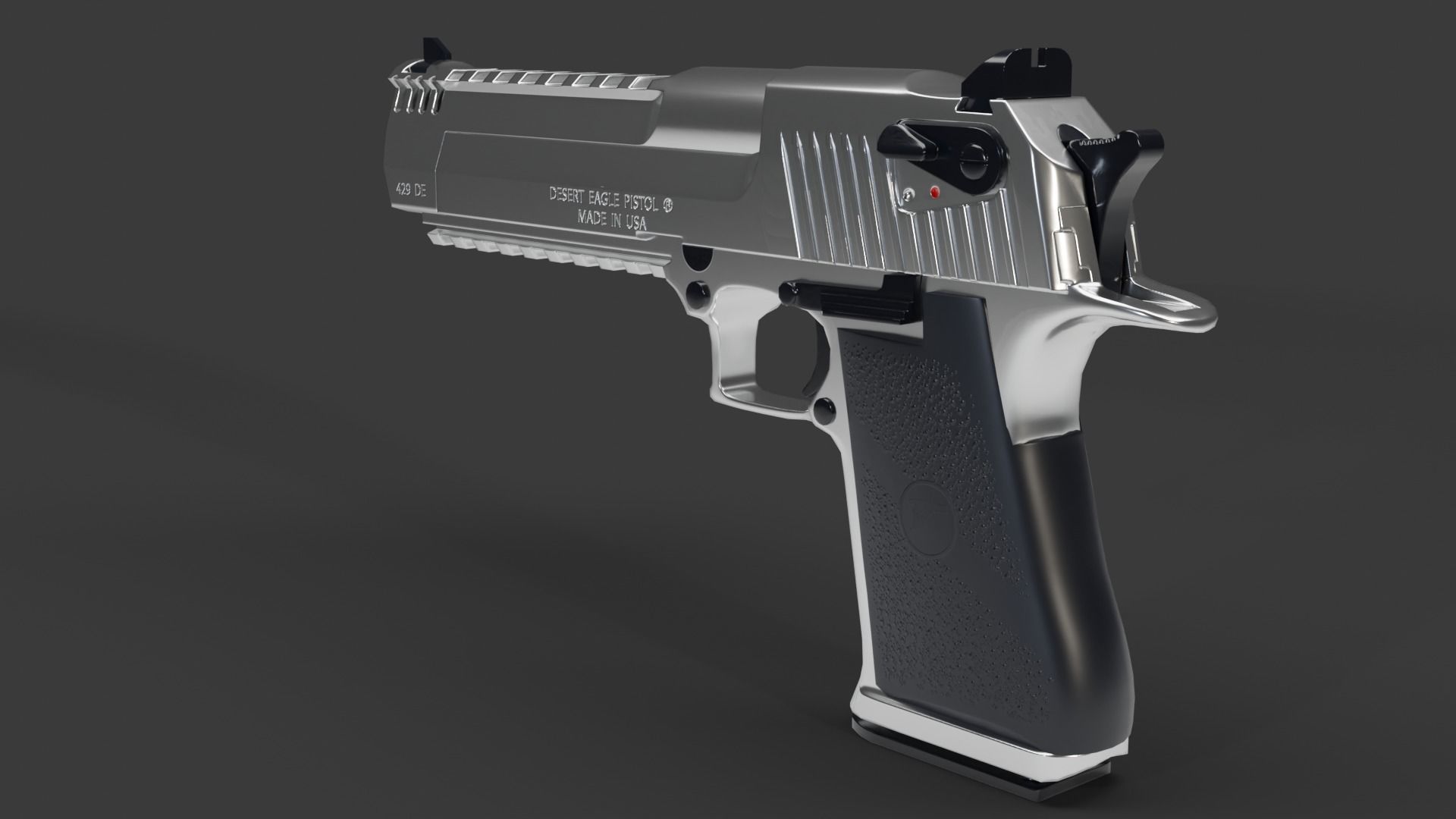 Desert Eagle 429 Low-poly 3D model_2