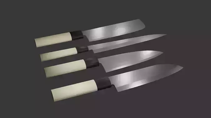 Japanese Knifes Kodeba Nakiri Santoku Sashimi