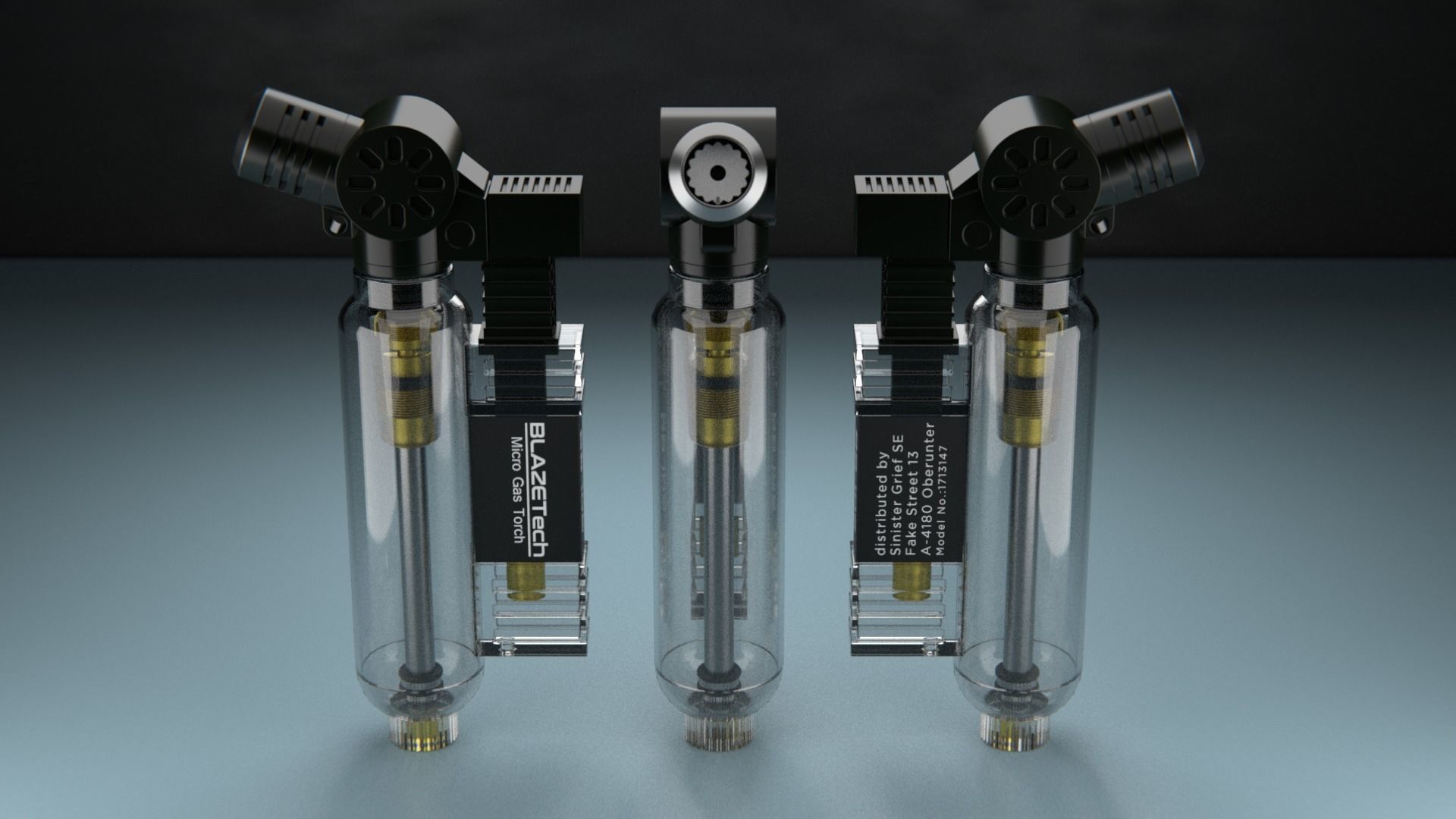 Gas Torch 3D model_7