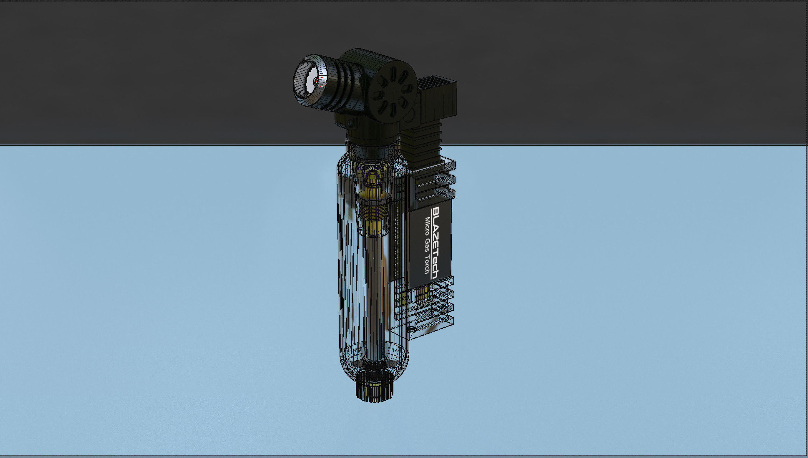 Gas Torch 3D model_6