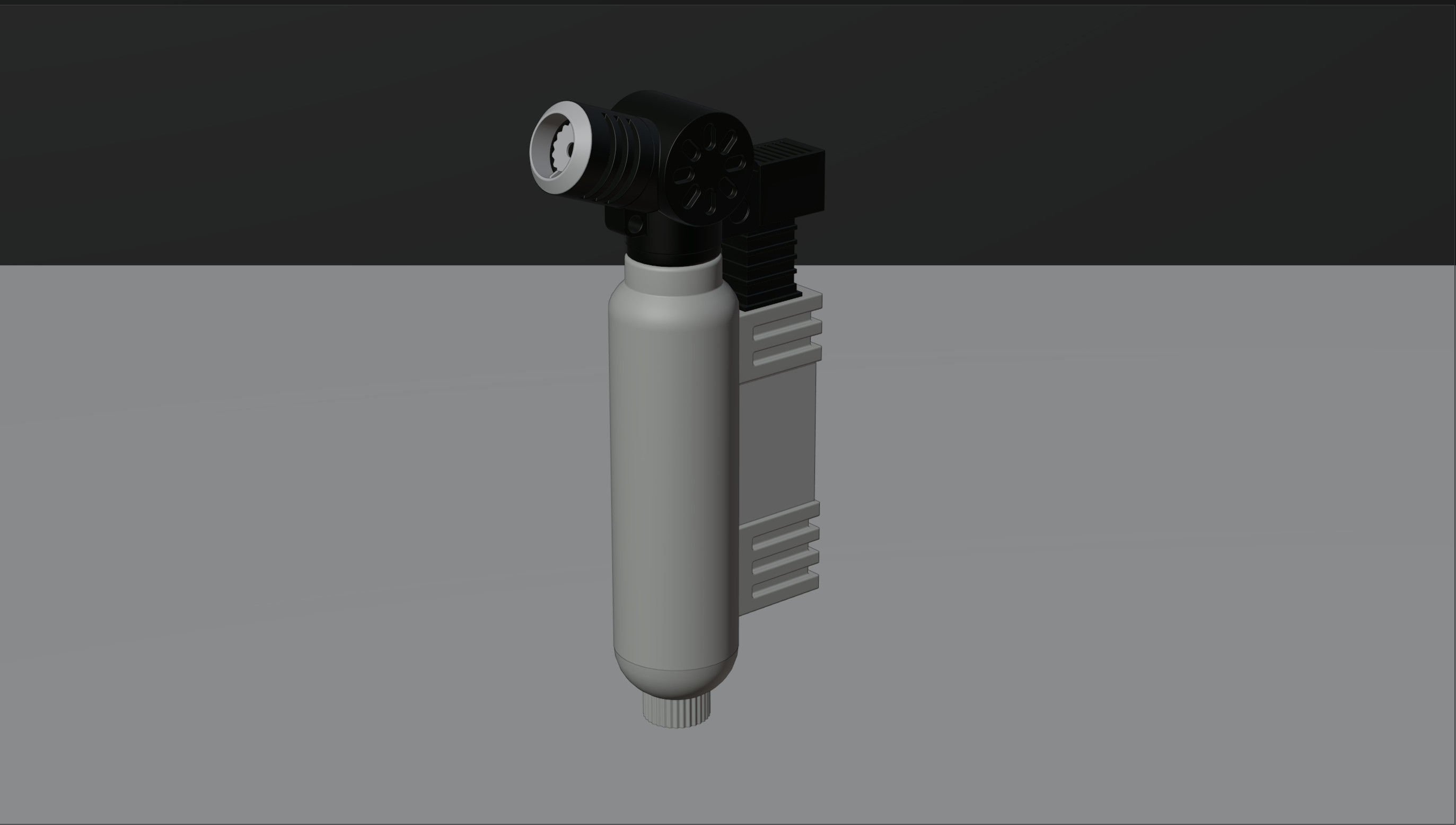 Gas Torch 3D model_3