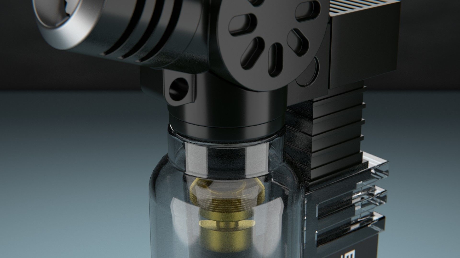 Gas Torch 3D model_2