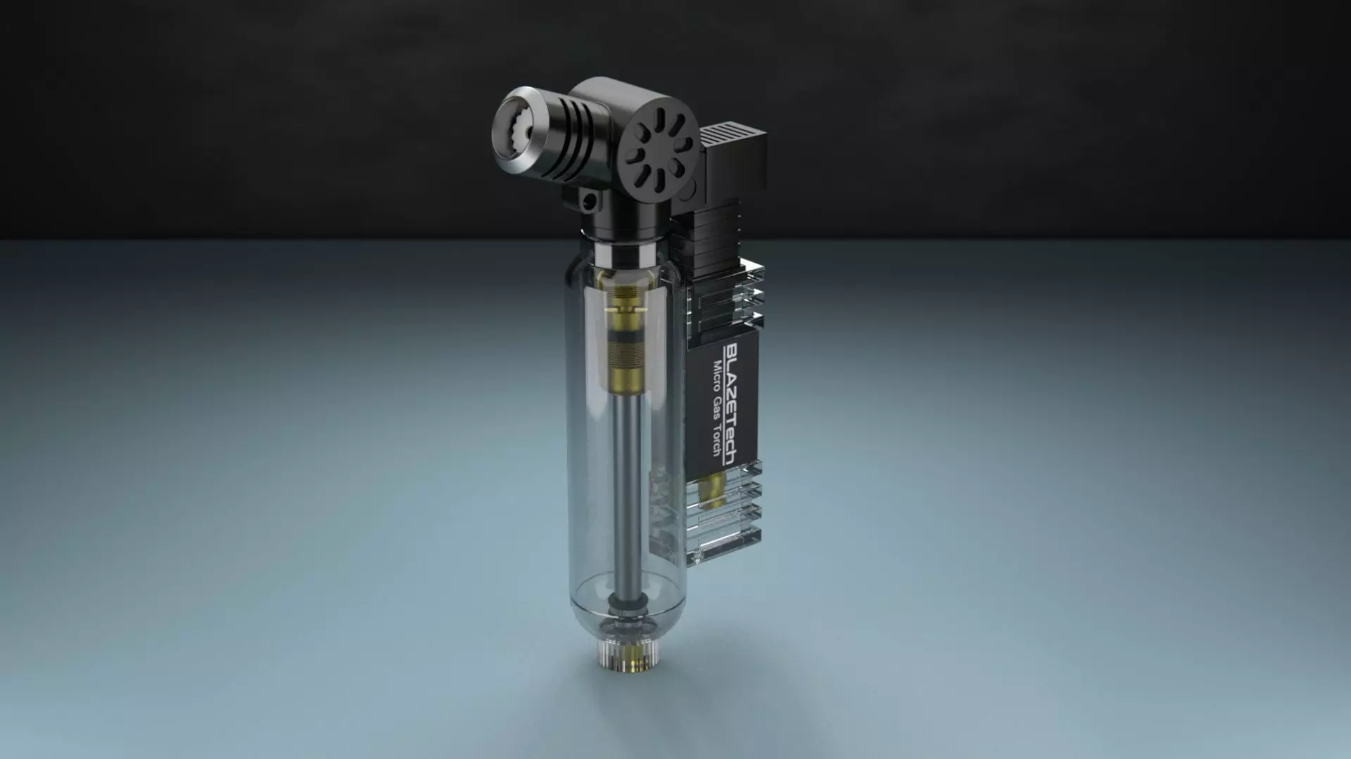 Gas Torch 3D model_0