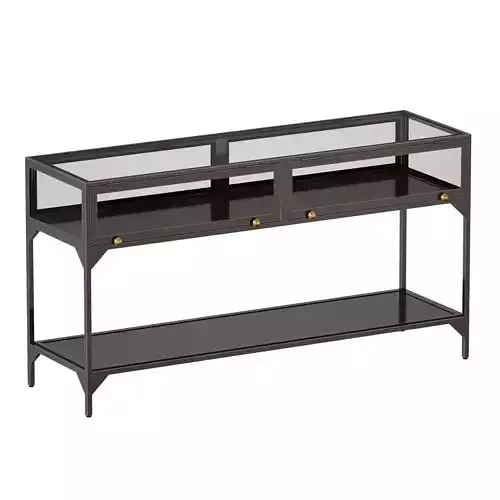 Ventana Display Console Table Crate and Barrel