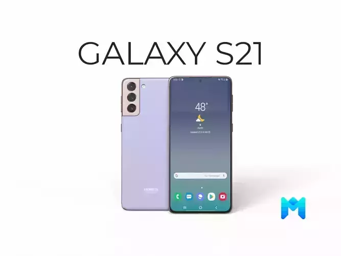 2021 samsung galaxy s21  Low-poly 3D model