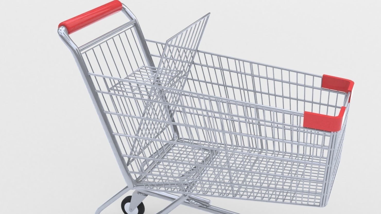 Shopping Cart 3D model_4