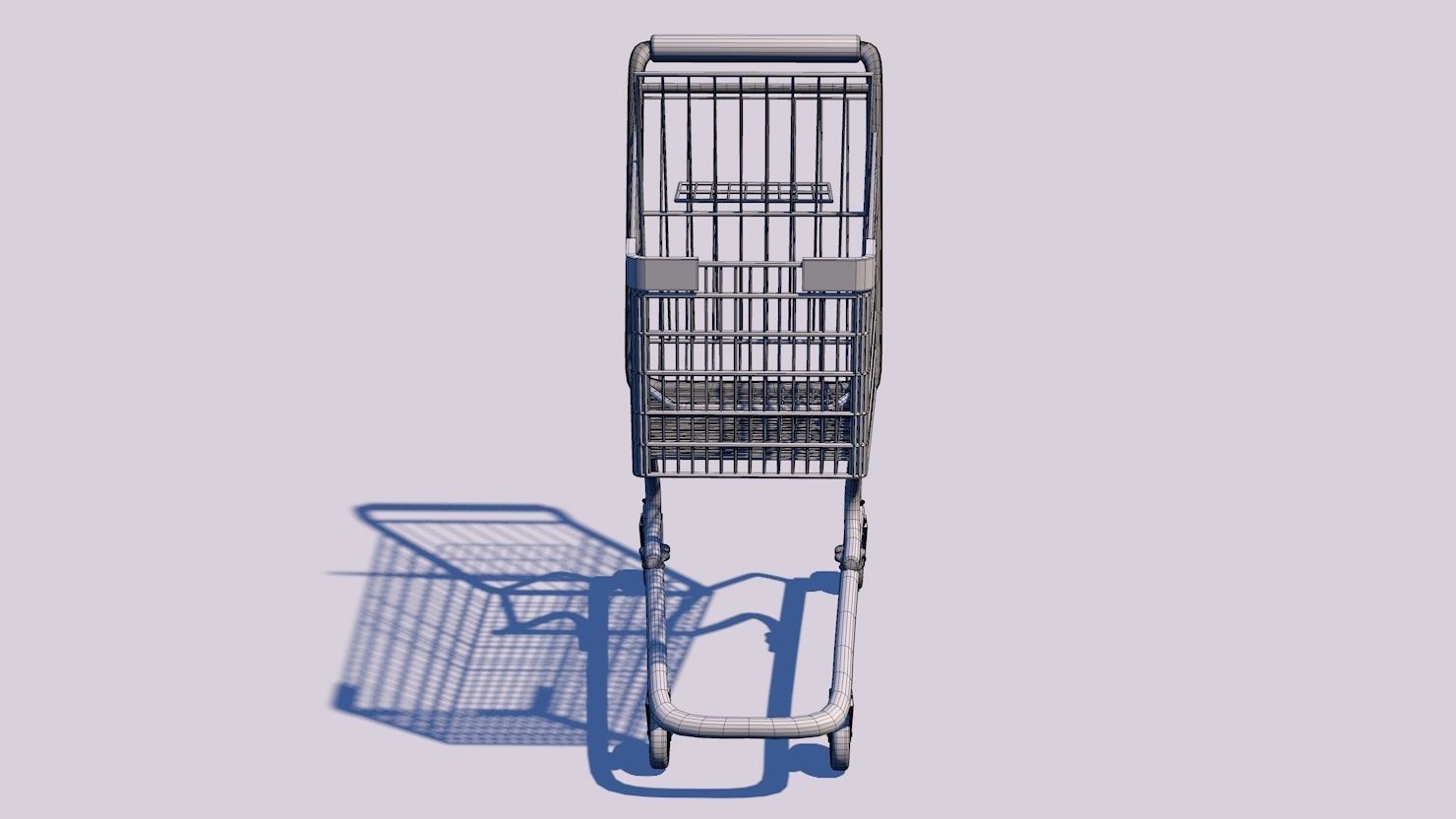 Shopping Cart 3D model_6