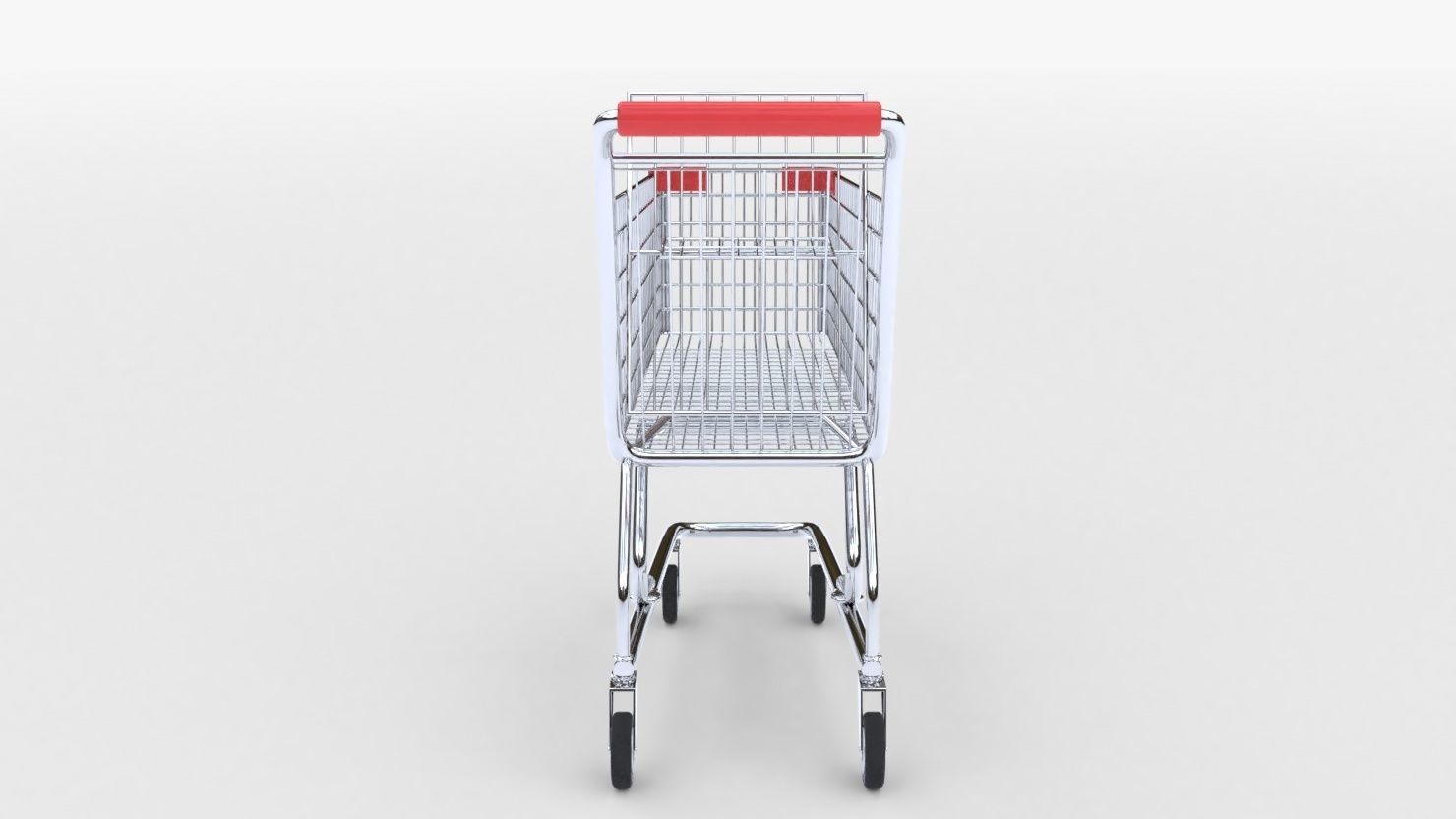 Shopping Cart 3D model_3