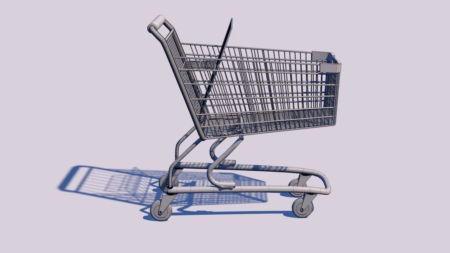 Shopping Cart 3D model_7