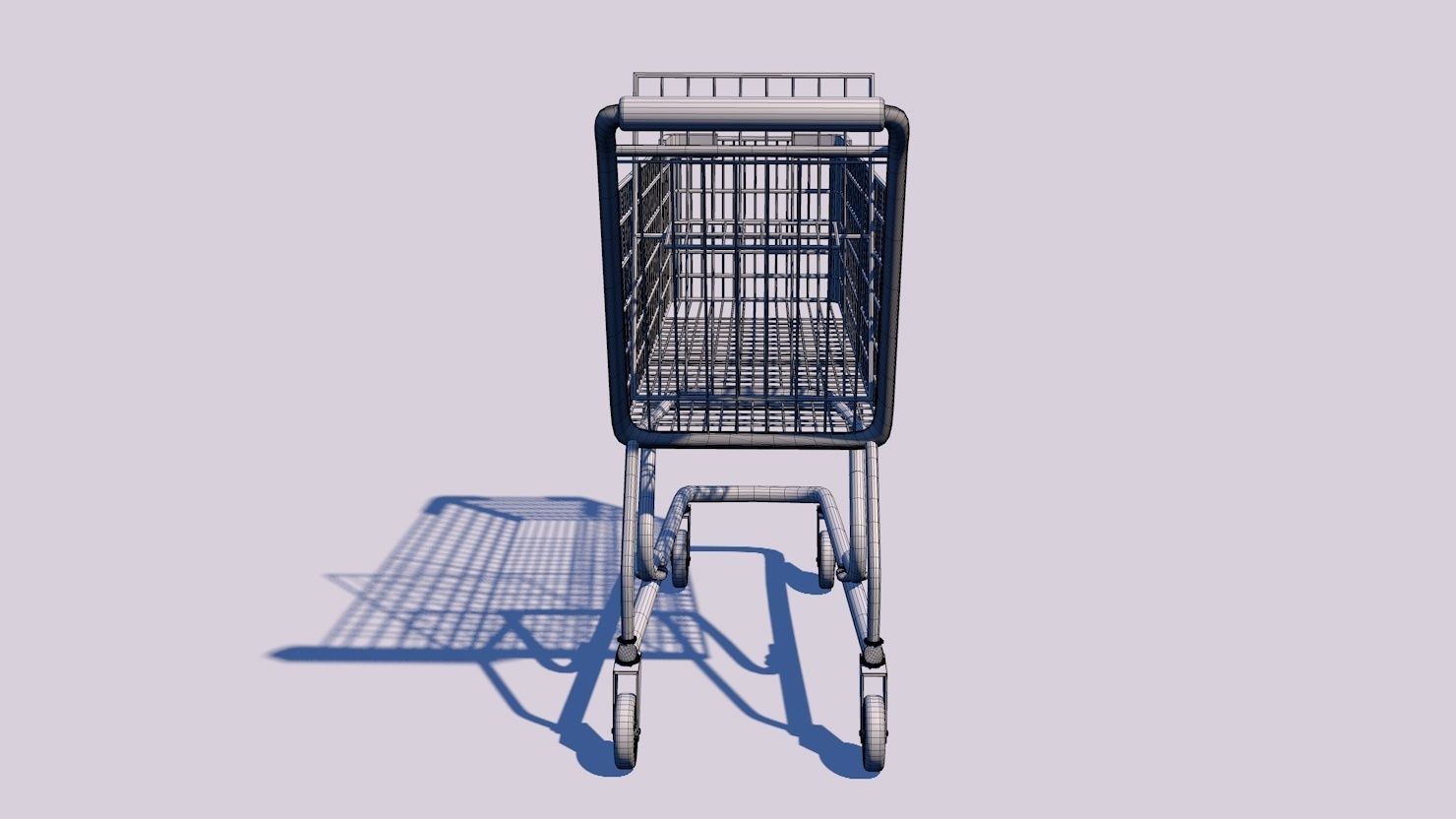 Shopping Cart 3D model_8
