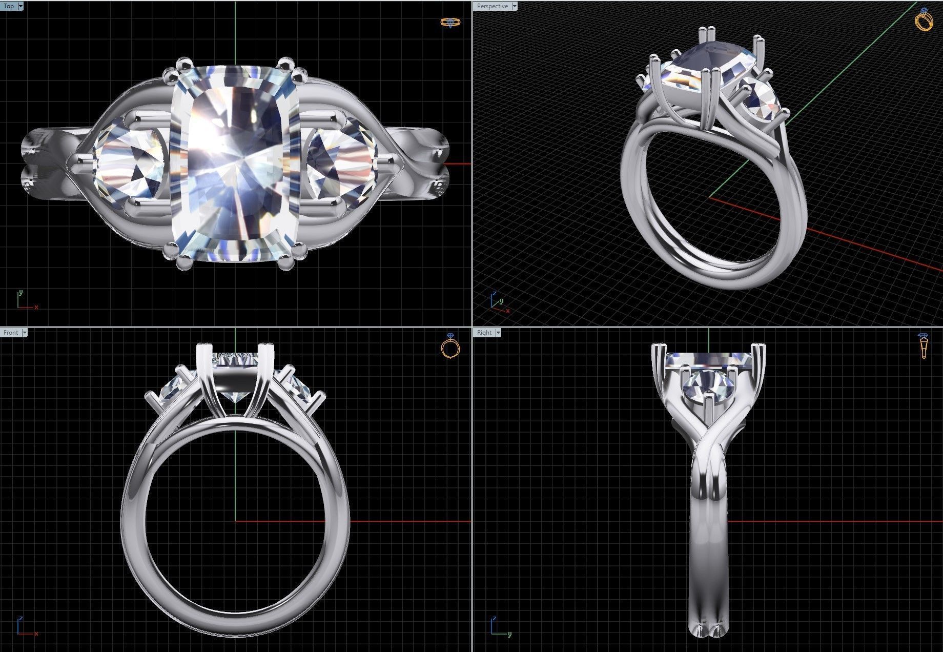 Ring 24 3D print model_7