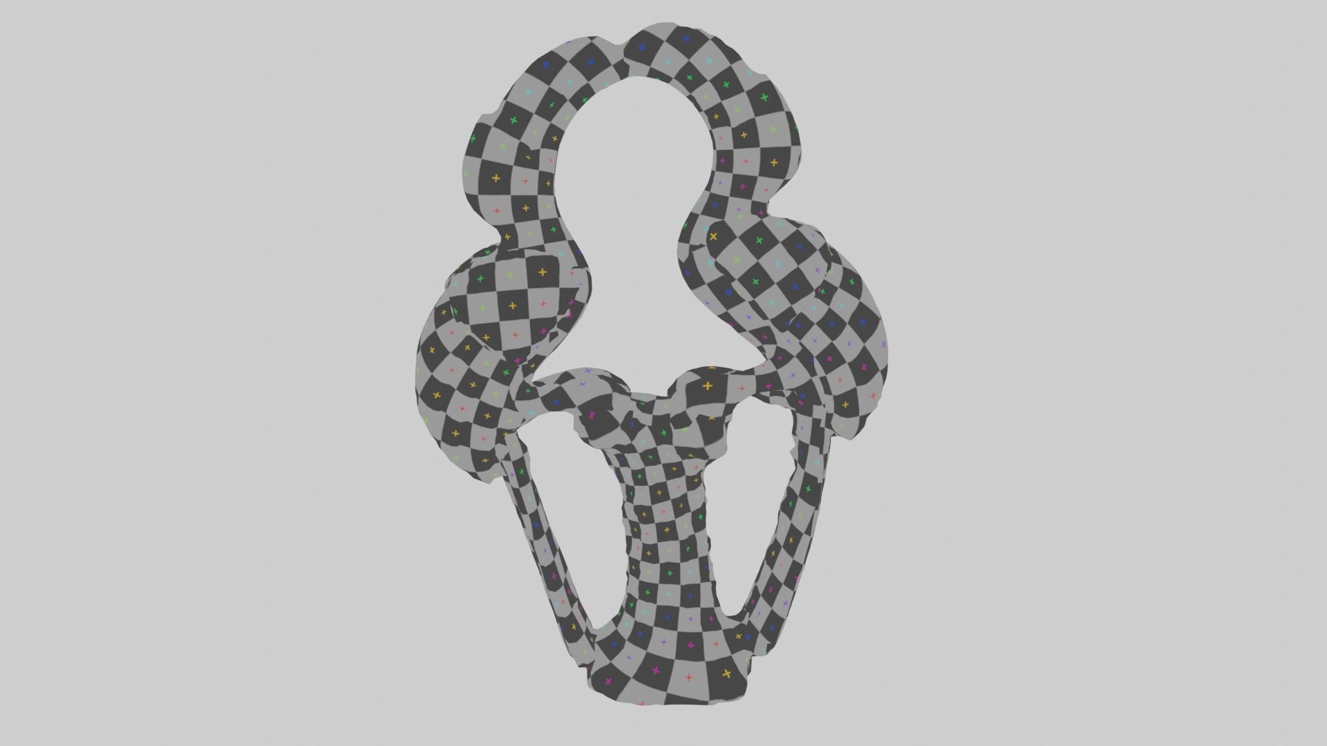 Stone Birds Figure Low-poly 3D model_20