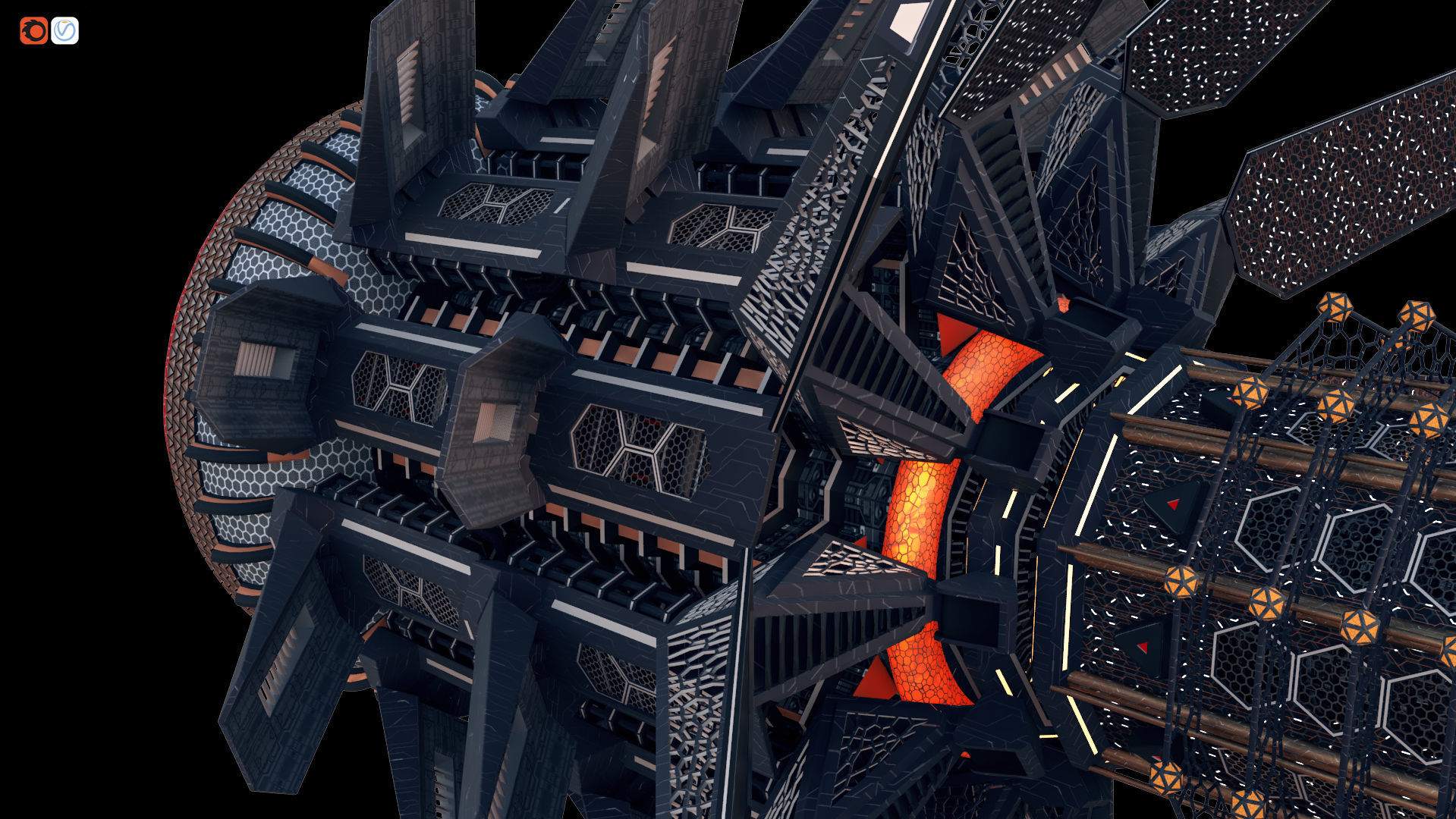 Aurus Cosmo-Drone 3D model_4