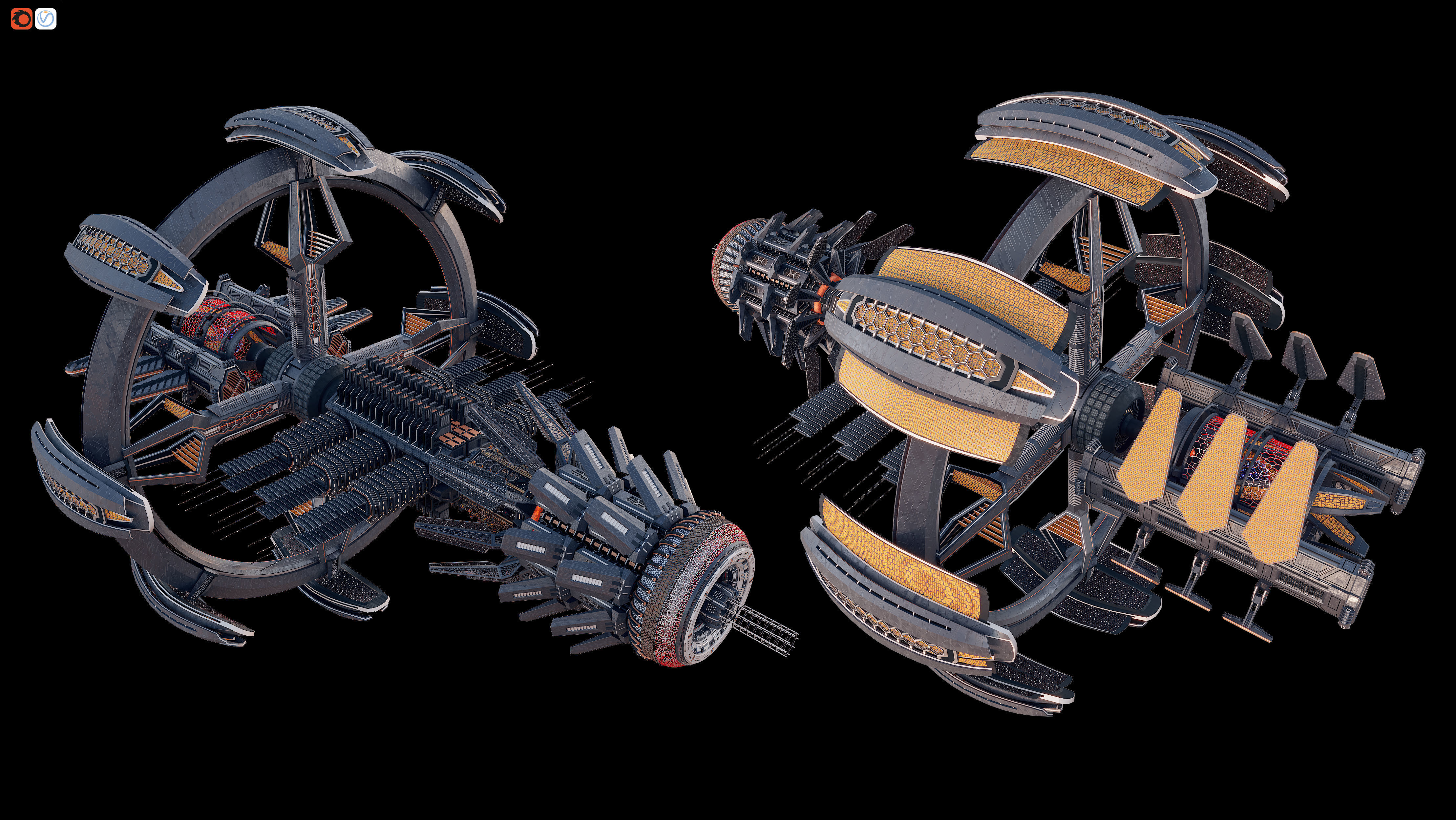 Aurus Cosmo-Drone 3D model_2