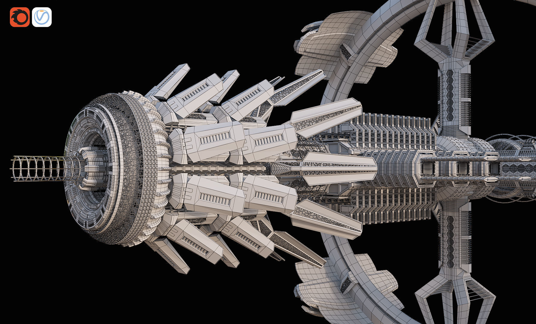 Aurus Cosmo-Drone 3D model_11