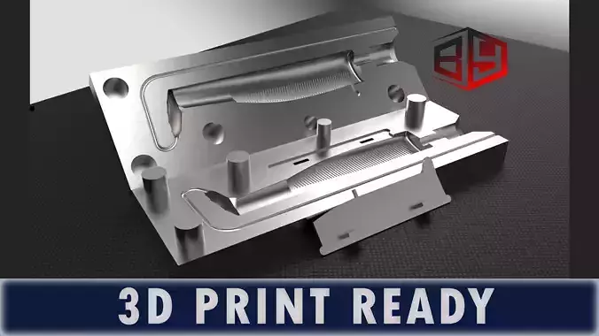 Soft Lure Mold 3D Printable 3D print model