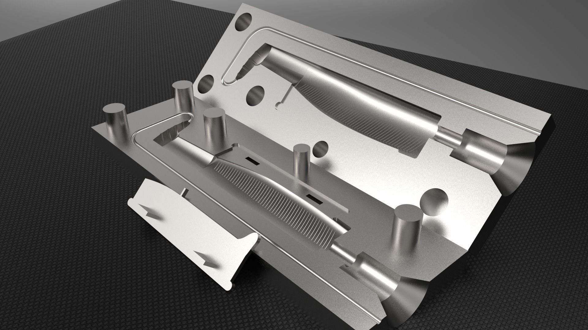 Soft Lure Mold 3D Printable 3D print model_5