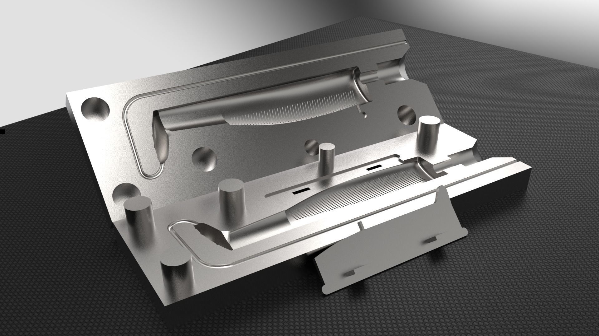 Soft Lure Mold 3D Printable 3D print model_3