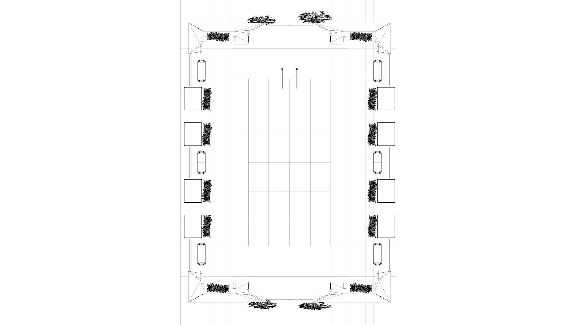 Luxury Resort Indoor Pool 3D model_9