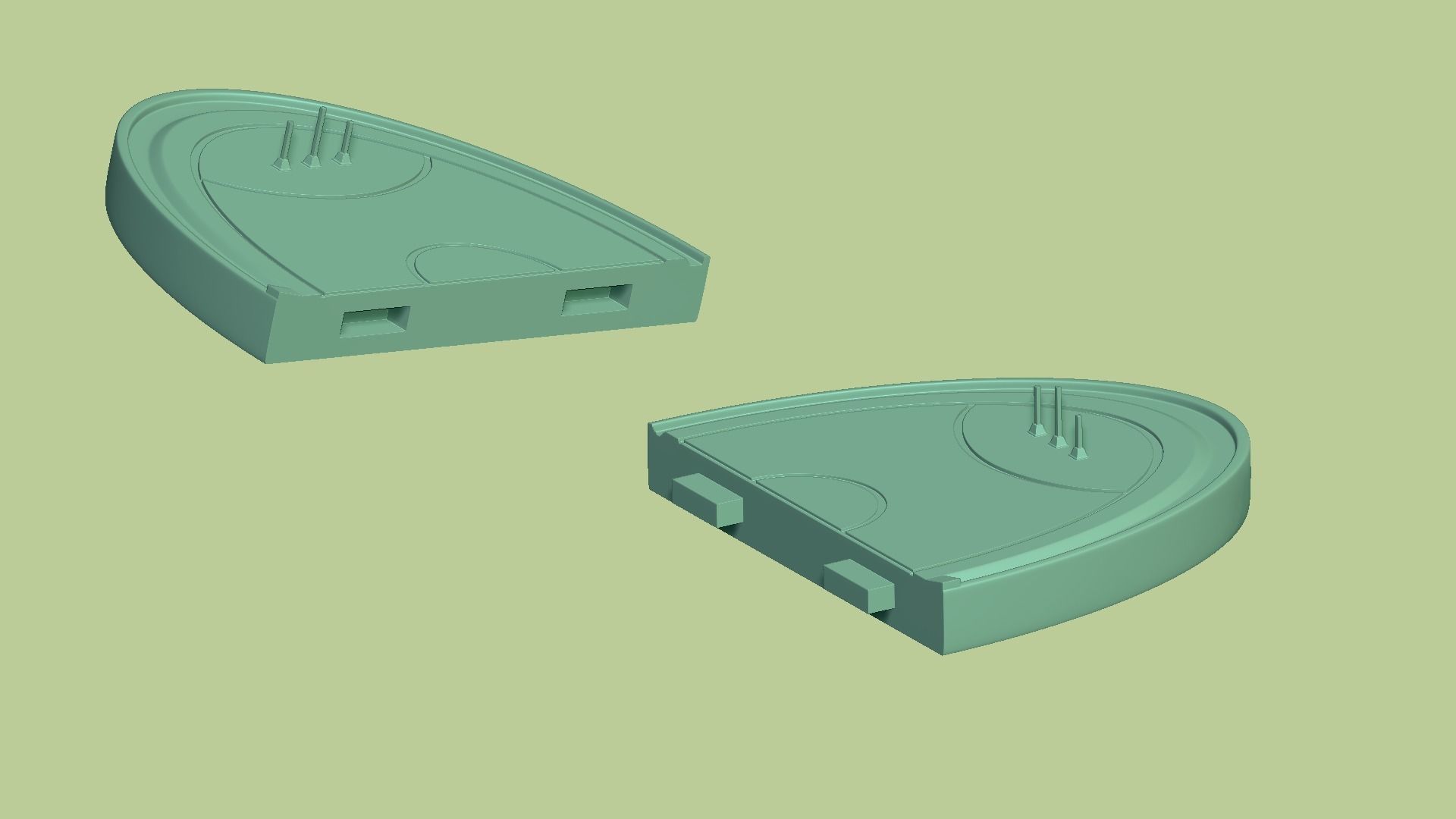 Hogwarts - Quidditch Field - STL Miniature - Harry Potter 3D print model_18