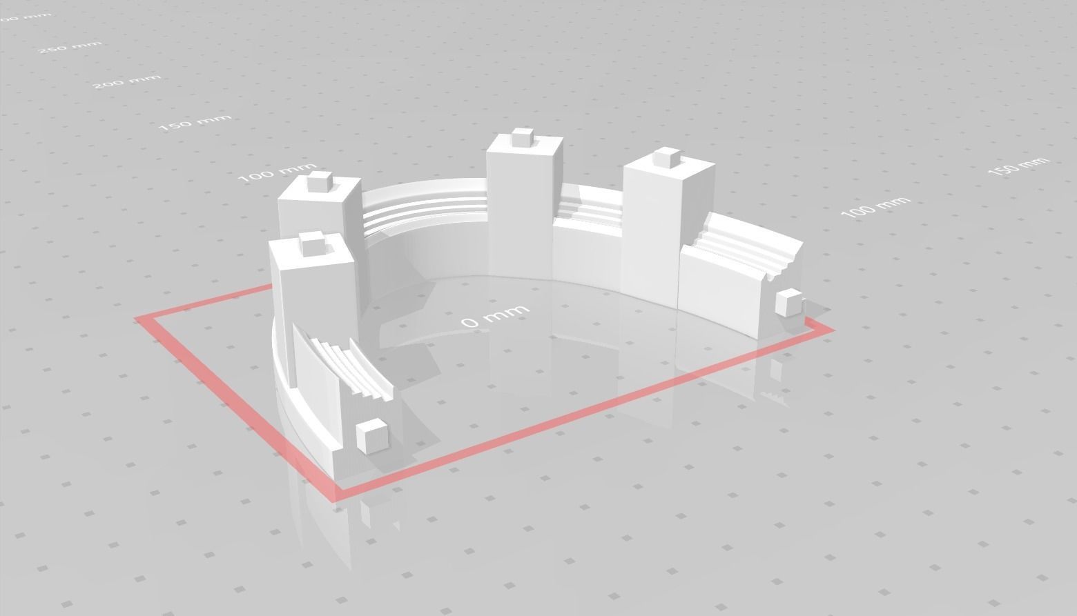 Hogwarts - Quidditch Field - STL Miniature - Harry Potter 3D print model_15