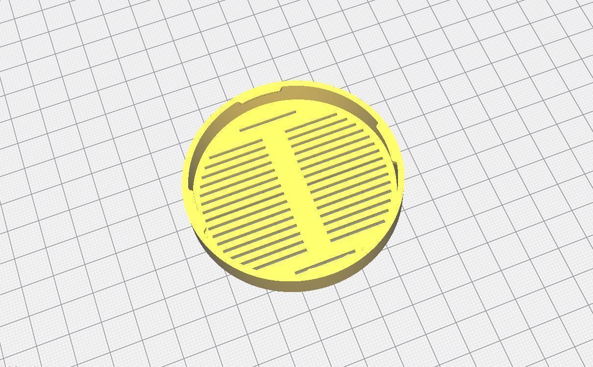 Cover for glasses with gaps 70 mm 3D print model_4