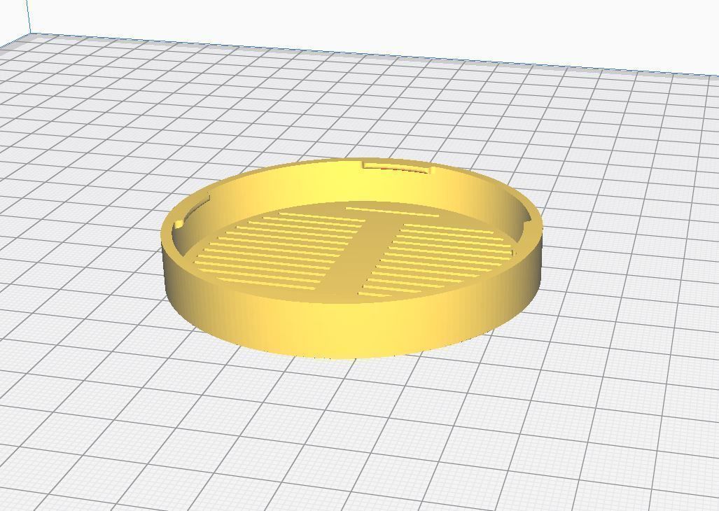 Cover for glasses with gaps 70 mm 3D print model_5