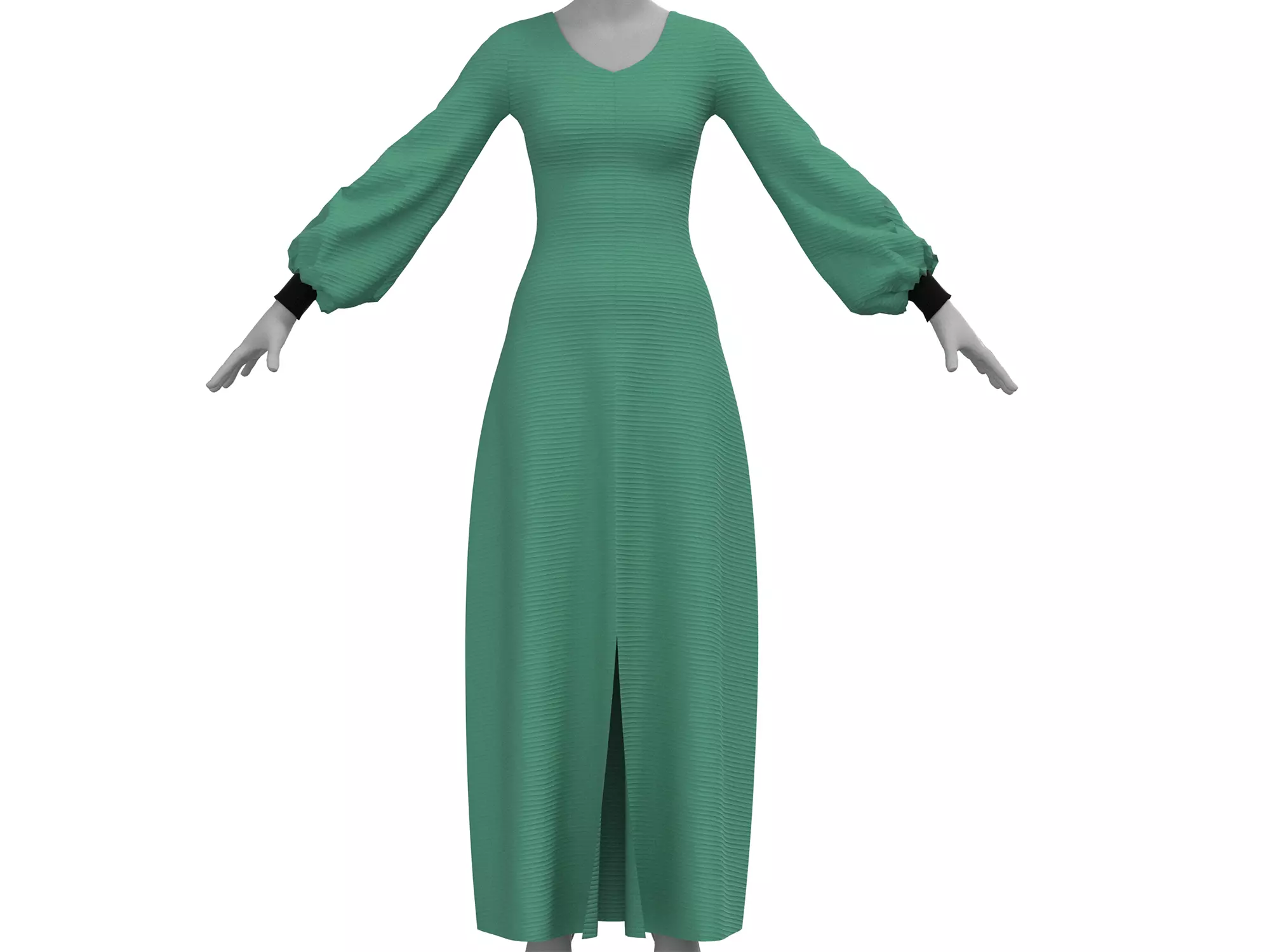 dress long 3D model